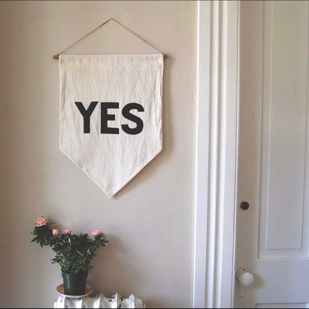 Secret Holiday Co Yes Wall Decor Banner